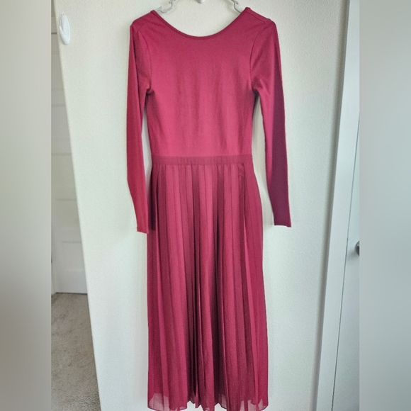 NEW!!! J.CREW Pleated Maxi Ballet Dress in Stretch Cotton Blend Size XS - Picture 3 of 9